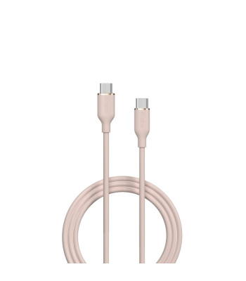 "Devia" kabelis Jelly USB-C - USB-C 1,2 m 60W rozā