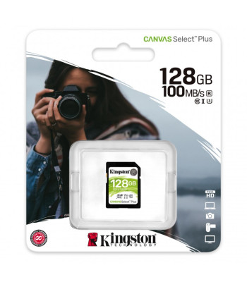 Kingston atmiņas karte 128GB microSDXC Canvas Select Plus SDS2