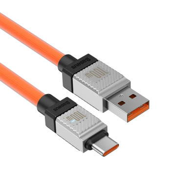 Baseus kabelis CoolPlay USB - USB-C 2 m 100 W oranžs