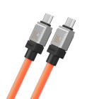 &quot;Baseus&quot; kabelis CoolPlay USB-C - USB-C 1m 100W oranžs