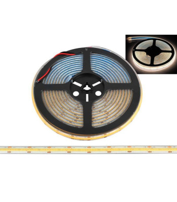 LED gaismas virtenes COB IP67 3000K 1500lm/m 48W 9.6W/m 5m