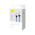 &quot;Baseus&quot; kabelis CoolPlay USB-C - Lightning 2 m 20 W zils