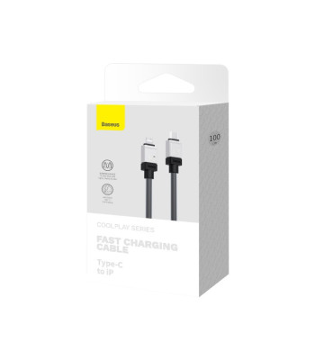 "Baseus" kabelis CoolPlay USB-C - Lightning 1m 20W melns