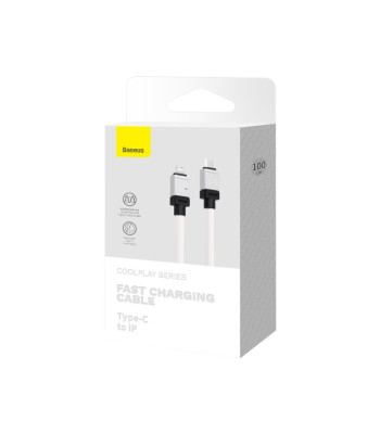 "Baseus" kabelis CoolPlay USB-C - Lightning 1 m 20 W balts