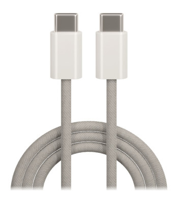 USB kabelis USB-C - USB-C, 1m 20W, pelēks