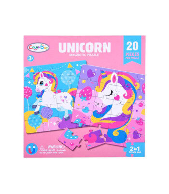 Magnētiskā puzle Unicorn 40 elementi ZA4269