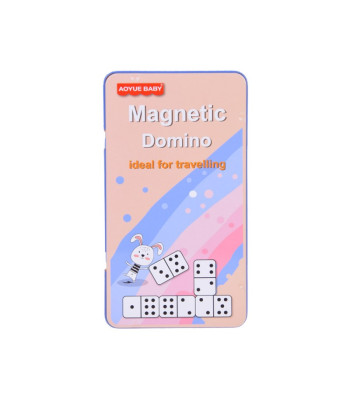 Domino magnētiskā mini ceļojumu spēle bērniem un pieaugušajiem GR0675