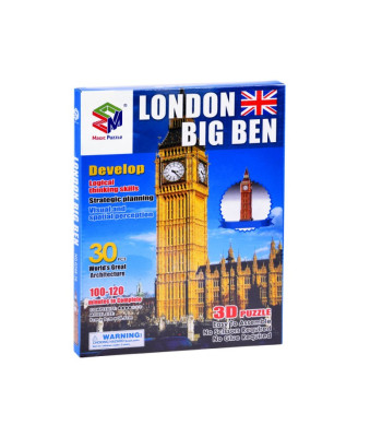 30 daļiņu 3D puzle London Big Ben ZA3802