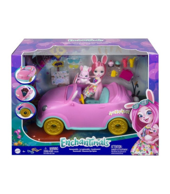 Enchantimals Bunny Car Lelle Bree Bunny Mobilie piederumi Auto ZA5468