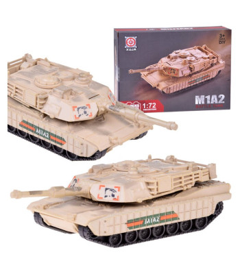 Abrams M1A2 celtniecības bloki American Tank Build Tank 1:72 ZA5024