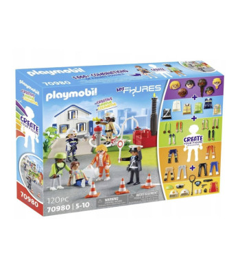 Playmobil My Figures glābšanas darbības figūriņas klucīšiem 120 gab. ZA 5433