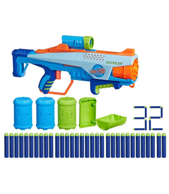 Nerf Blaster Elite JR Rookie Pack palaidējs, 32 raundu mērķis, ZA5180