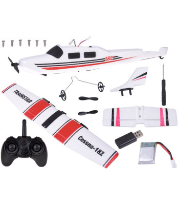 Lidojošs viegls RC lidmašīnas modelis Cessna 182 RC0654