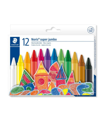 Staedtler biezie Jumbo vaska krītiņi 12 AP0010 vaska krītiņi