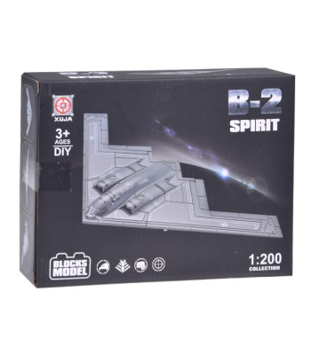 Izveidojiet leģendāro bumbvedēja B-2 Spirit modeli plaknē 1:200 ZA5025