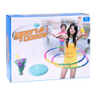 Sporta komplekts 5in1 Hula Hoop disks, lecamaukla bumbiņas Shuttlecock SP0769