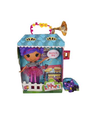 Lalaloopsy lielais akmens Lelle Storm E Sky 33 cm + kaķēns ZA4912