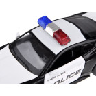 Metāla auto policija Ford Shelby GT350 Mērogs 1:32 gaismas bākas ZA4610