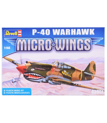 Revell Micro Wings modelis P-40 Warhawk 1:144 RV0019