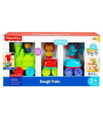 Fisher Price Train + mīkla 3 krāsas ZA3619