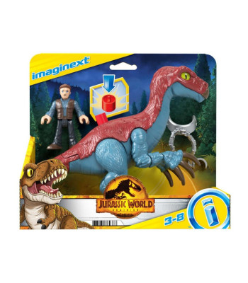 Jurassic World Set Imaginext Figures Therizinosaurus + Owen ZA5096