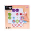 Loģiskā spēle TRAP Trap Tic-Tac-Toe trenē smadzenes GR0617