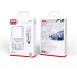 XO sieninis įkroviklis CE02D QC 3.0 18W 1x USB balta + "Lightning" laidas
