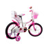 Bērnu velosipēds Pink ar 12 collu riteņiem Happy Baby PR-1512